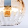 Koyoto Deckenleuchte Glas 15 cm Bernsteinfarben, Klar, Rauchfarben, 3-flammig