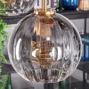 Koyoto Hängeleuchte Glas 20 cm Gold, Schwarz, 5-flammig