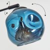 Ripoll Stehleuchte Glas 15 cm Blau, Gold, Kupferfarben, 3-flammig