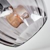 Koyoto Deckenleuchte Glas 15 cm Rauchfarben, 4-flammig
