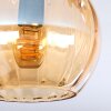 Koyoto Deckenleuchte Glas 15 cm Bernsteinfarben, 3-flammig