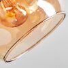 Koyoto Deckenleuchte Glas 15 cm Bernsteinfarben, 4-flammig