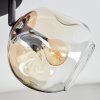Ripoll Deckenleuchte Glas 15 cm Bernsteinfarben, Klar, 4-flammig