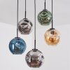 Ripoll Hängeleuchte Glas 20 cm Bernsteinfarben, Blau, Chrom, Grün, Rauchfarben, 5-flammig