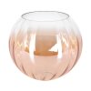 Glaslampenschirm Koyoto Ersatzglas 25 cm Bernsteinfarben, Klar