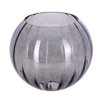 Glaslampenschirm Koyoto Ersatzglas 25 cm Rauchfarben