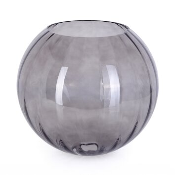 Lampenschirm aus Glas Koyoto Ersatzglas 30 cm Rauchfarben