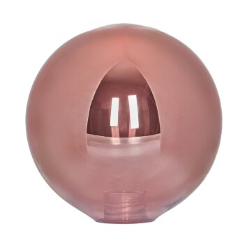 Glaslampenschirm Chehalis Ersatzglas 12 cm Kupferfarben