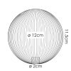 Lampenschirm aus Glas Remaisnil Ersatzglas 12 cm Klar, Kupferfarben