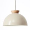 Brilliant Nalam Pendelleuchte Beige, 3-flammig