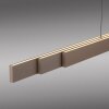 Paul Neuhaus Adriana Square Pendelleuchte LED Bronze, 6-flammig