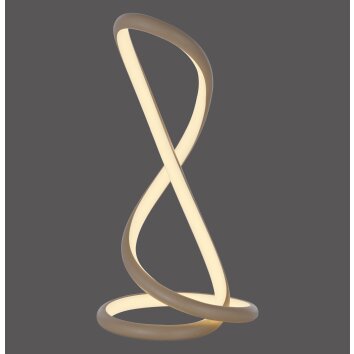 Paul Neuhaus TWIST Tischleuchte LED Sandfarben, 1-flammig