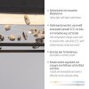 Paul Neuhaus SKINA Deckenleuchte LED Schwarz, 1-flammig, Fernbedienung