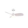 Reality Helsinki Deckenventilator mit Beleuchtung LED Weiß, 1-flammig, Fernbedienung