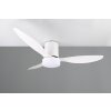 Reality Göteborg Deckenventilator mit Beleuchtung LED Weiß, 1-flammig, Fernbedienung