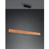 Trio EDGEWOOD Pendelleuchte LED Holz hell, 1-flammig