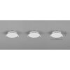 Trio Himal Einbauleuchte LED Weiß, 3-flammig