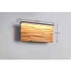 Trio Kalea Wandleuchte LED Holz hell, 1-flammig