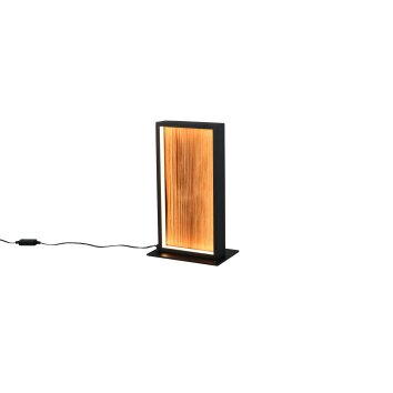 Trio Kalea Tischleuchte LED Holz hell, 1-flammig
