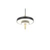 Trio KEATON Pendelleuchte LED Schwarz-Gold, 1-flammig