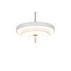 Trio KEATON Pendelleuchte LED Grau, 1-flammig