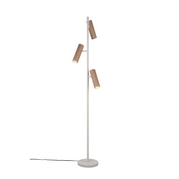 Trio Soka Stehlampe Braun, 3-flammig