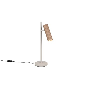 Trio Soka Tischleuchte Braun, 1-flammig