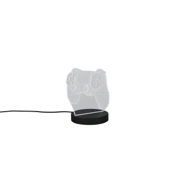 Reality Joy Tischleuchte LED Schwarz, 1-flammig, Farbwechsler