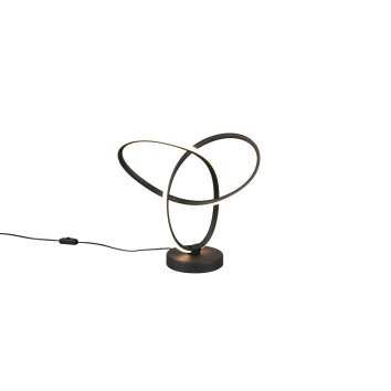 Reality Lando Tischleuchte LED Schwarz, 1-flammig