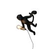 Affenlampe Reality Louy Wandleuchte Schwarz, 1-flammig