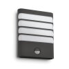 Philips myGarden Raccoon Wandleuchte LED Anthrazit, 1-flammig, Bewegungsmelder