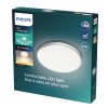 Philips Twirly Deckenleuchte LED Grau, 1-flammig