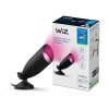 WiZ Outdoor Bodenspot LED Schwarz, 1-flammig, Farbwechsler