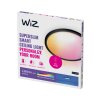 WiZ SuperSlim Deckenleuchte LED Schwarz, 1-flammig, Farbwechsler