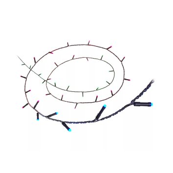 WiZ Smart Lighting Lichterkette LED Schwarz, 1-flammig