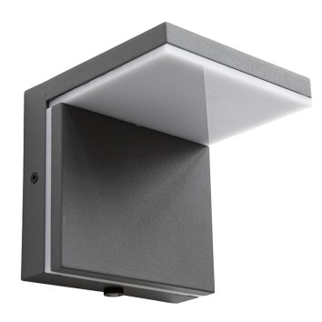 Globo Lassan Außenleuchte LED Anthrazit, 1-flammig