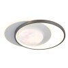 Globo Moon Deckenleuchte LED Grau, Schwarz, 1-flammig