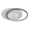 Globo Moon Deckenleuchte LED Grau, Schwarz, 1-flammig