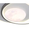 Globo Moon Deckenleuchte LED Grau, Schwarz, 1-flammig