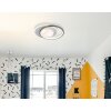 Globo Moon Deckenleuchte LED Grau, Schwarz, 1-flammig