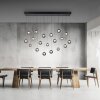 Paul Neuhaus PURE Popup Pendelleuchte LED Grau, 19-flammig, Fernbedienung
