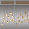 Paul Neuhaus PURE Popup Pendelleuchte LED Bronze, 13-flammig, Fernbedienung