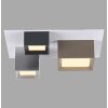 Paul Neuhaus PURE Manhattan Deckenleuchte LED Grau, 1-flammig, Fernbedienung