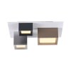 Paul Neuhaus PURE Manhattan Deckenleuchte LED Grau, 1-flammig, Fernbedienung