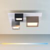 Paul Neuhaus PURE Manhattan Deckenleuchte LED Grau, 1-flammig, Fernbedienung