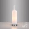 JUST LIGHT BOTTLE Tischleuchte LED Silber, 1-flammig