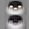 JUST LIGHT ELIO Deckenleuchte LED Schwarz, 3-flammig