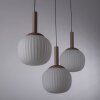 JUST LIGHT NAMI Pendelleuchte LED Sandfarben, 3-flammig