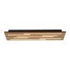 JUST LIGHT AKUSTIK Deckenleuchte LED Braun, Schwarz, 1-flammig