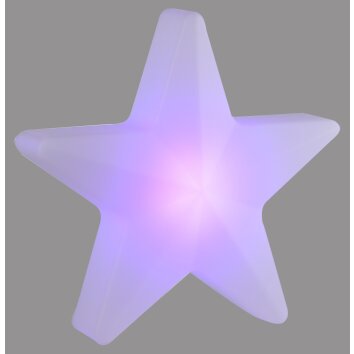 JUST LIGHT AKKU STAR AKKU-Leuchte LED Weiß, 1-flammig, Fernbedienung, Farbwechsler